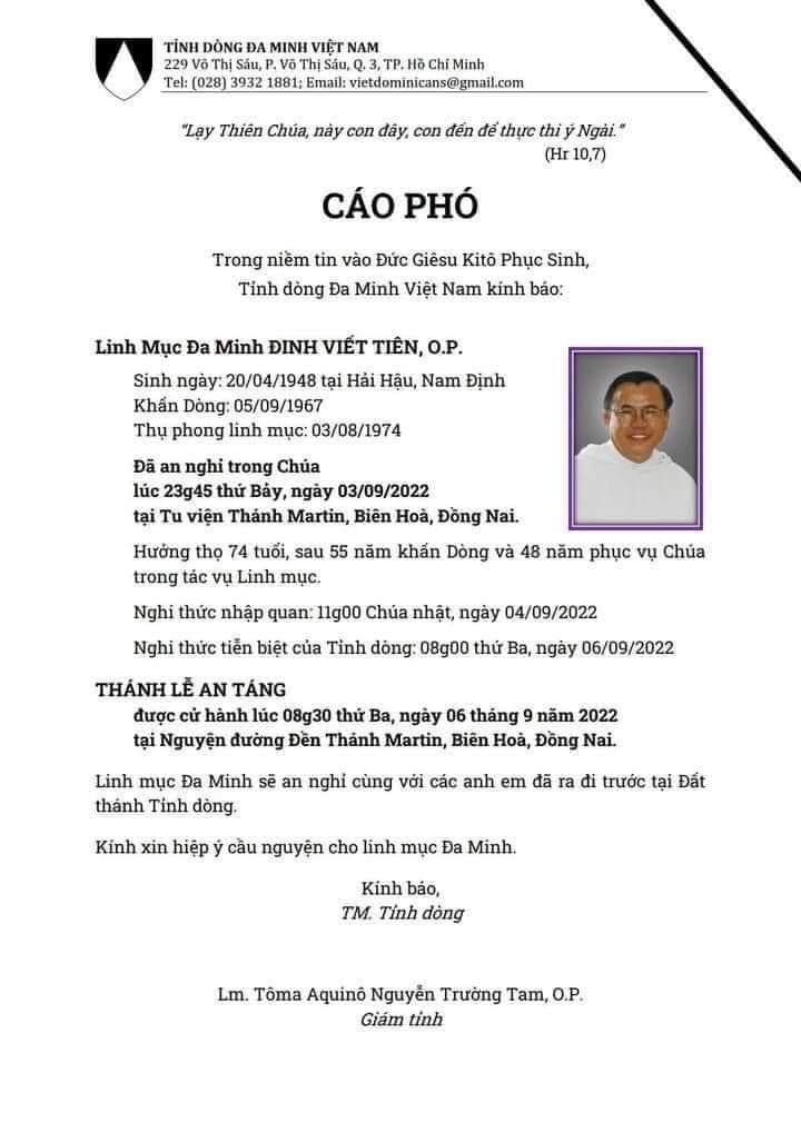 CÁO PHÓ