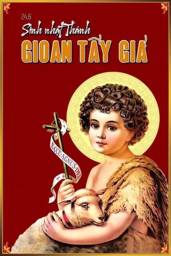 Ngày 24/6: Sinh nhật thánh Gio-an Bao-ti-xi-ta